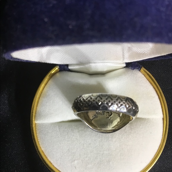 Carolyn Pollack Sterling Silver Carnelian Ring - Picture 4 of 6